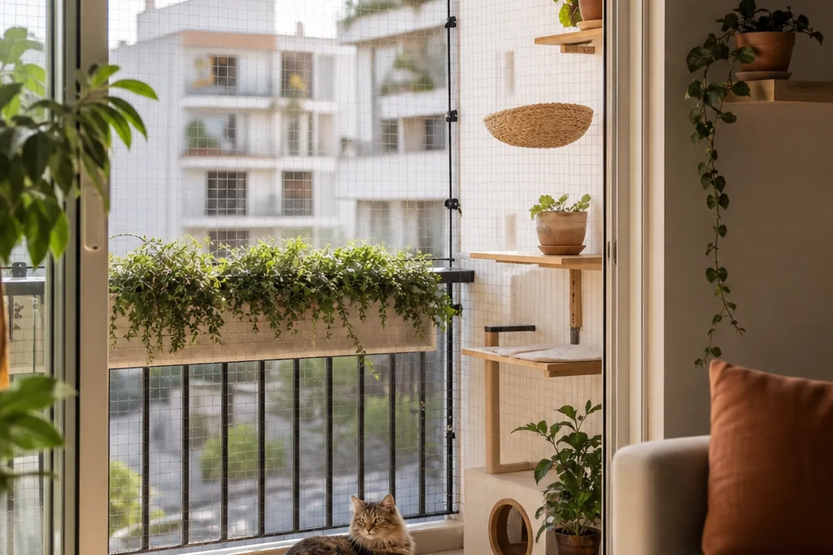 9 Balcony Catio Ideas Renters Can Remove Later