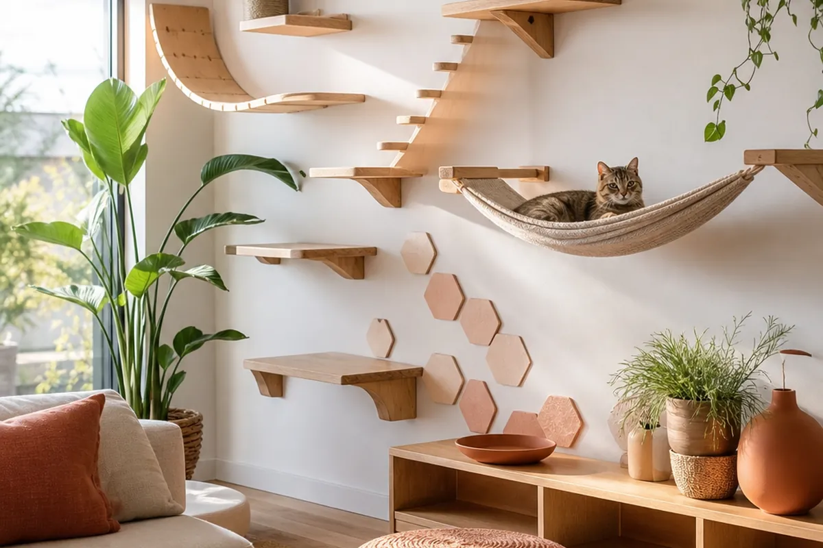 12 Cat Climbing Wall Ideas That Save Floor Space