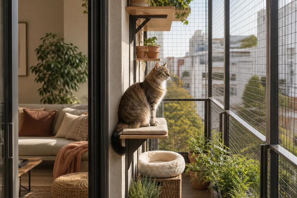 9 Catio Ideas for a Narrow Apartment Balcony