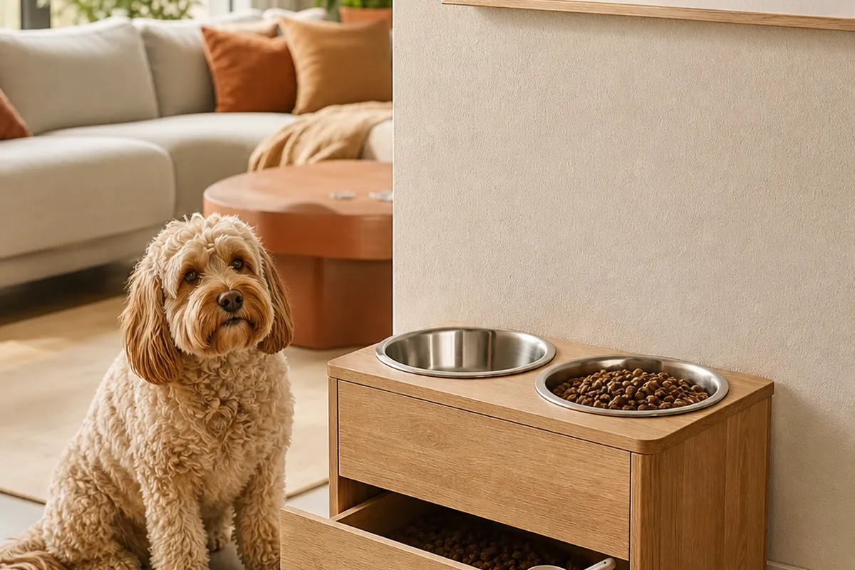 10 Dog Feeding Station Ideas With Built-In Storage