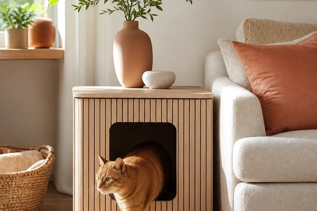 11 Hidden Litter Box Furniture Ideas for Small Homes