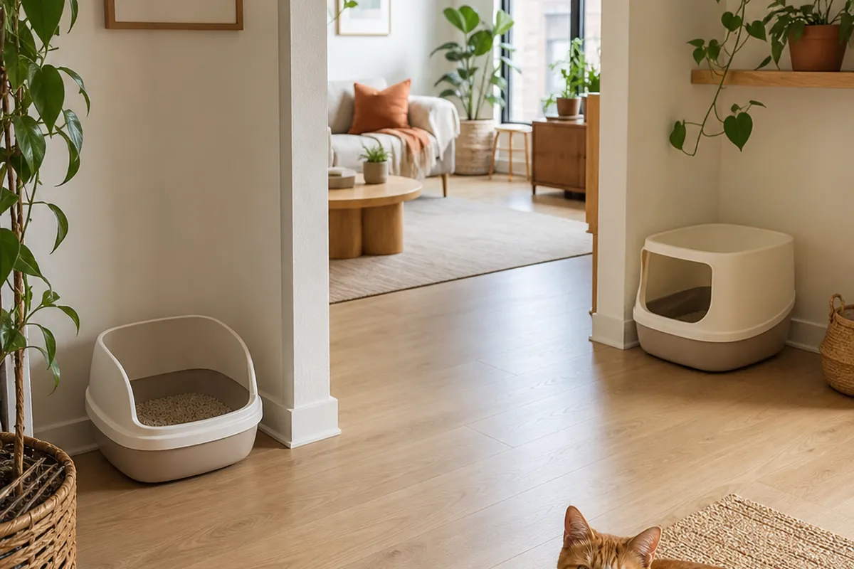10 Litter Box Ideas for Multi-Cat Small Apartments