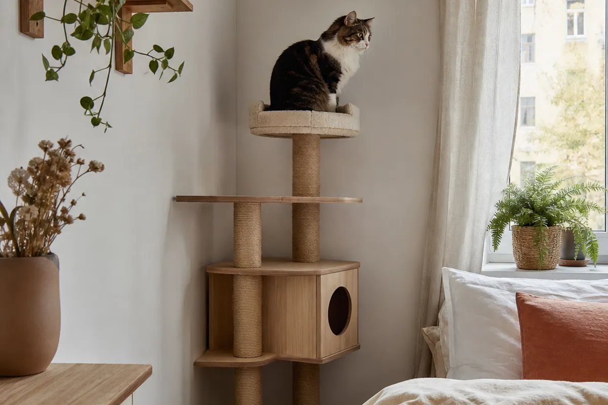 12 Small Bedroom Cat Setup Ideas to Save Floor Space