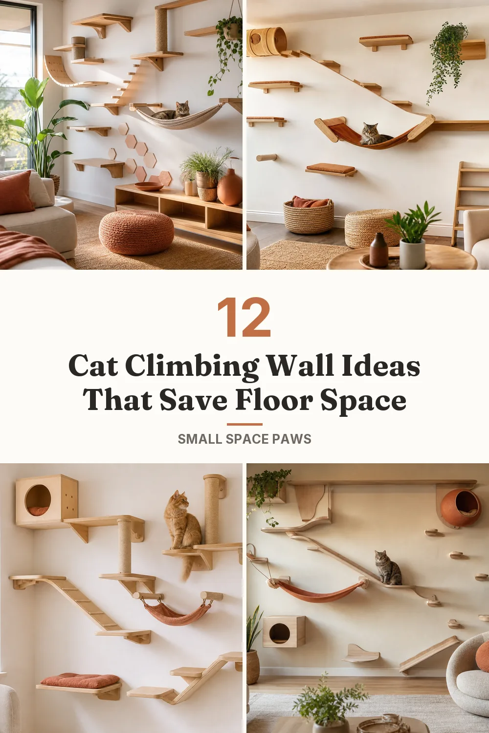 12 Cat Climbing Wall Ideas That Save Floor Space