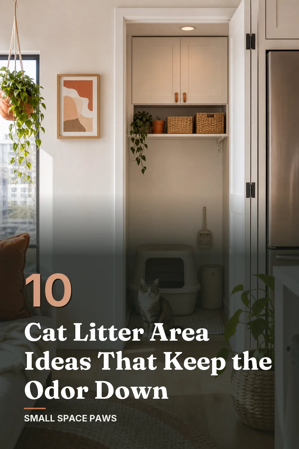10 Cat Litter Area Ideas That Keep Odor Down