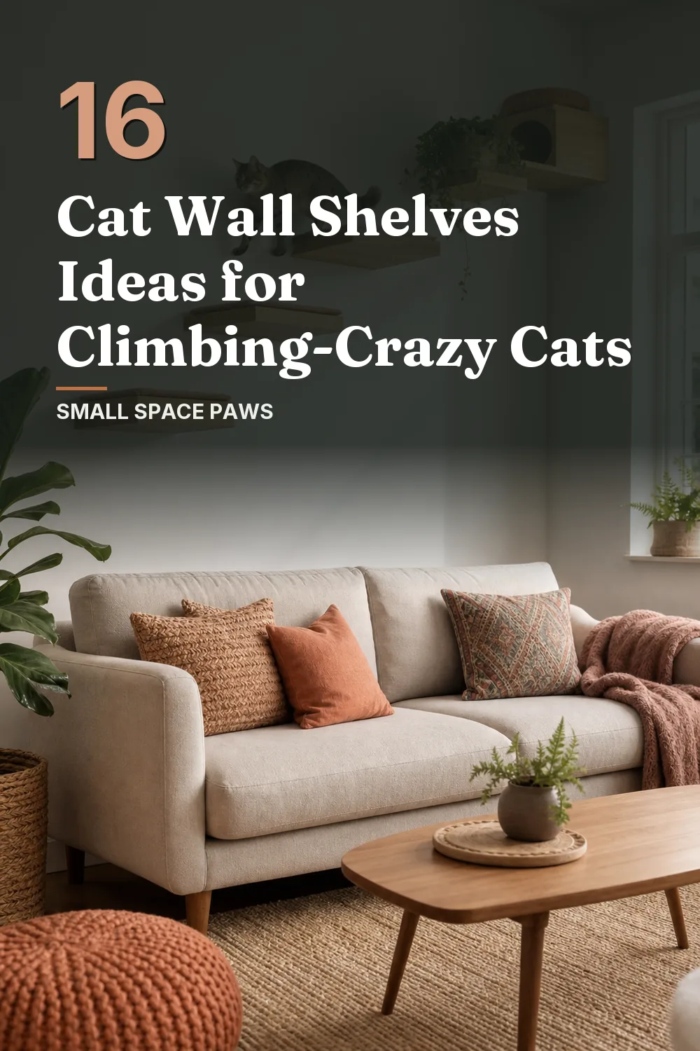 16 Cat Wall Shelves Ideas for Climbing-Crazy Cats