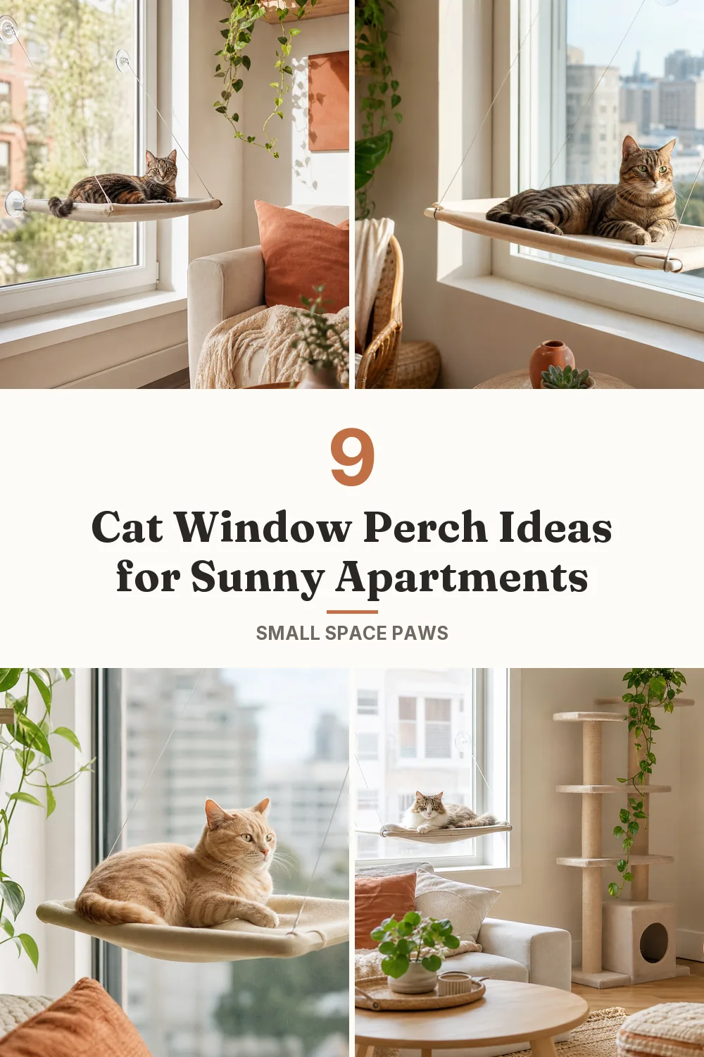 9 Cat Window Perch Ideas for Sunny Apartments