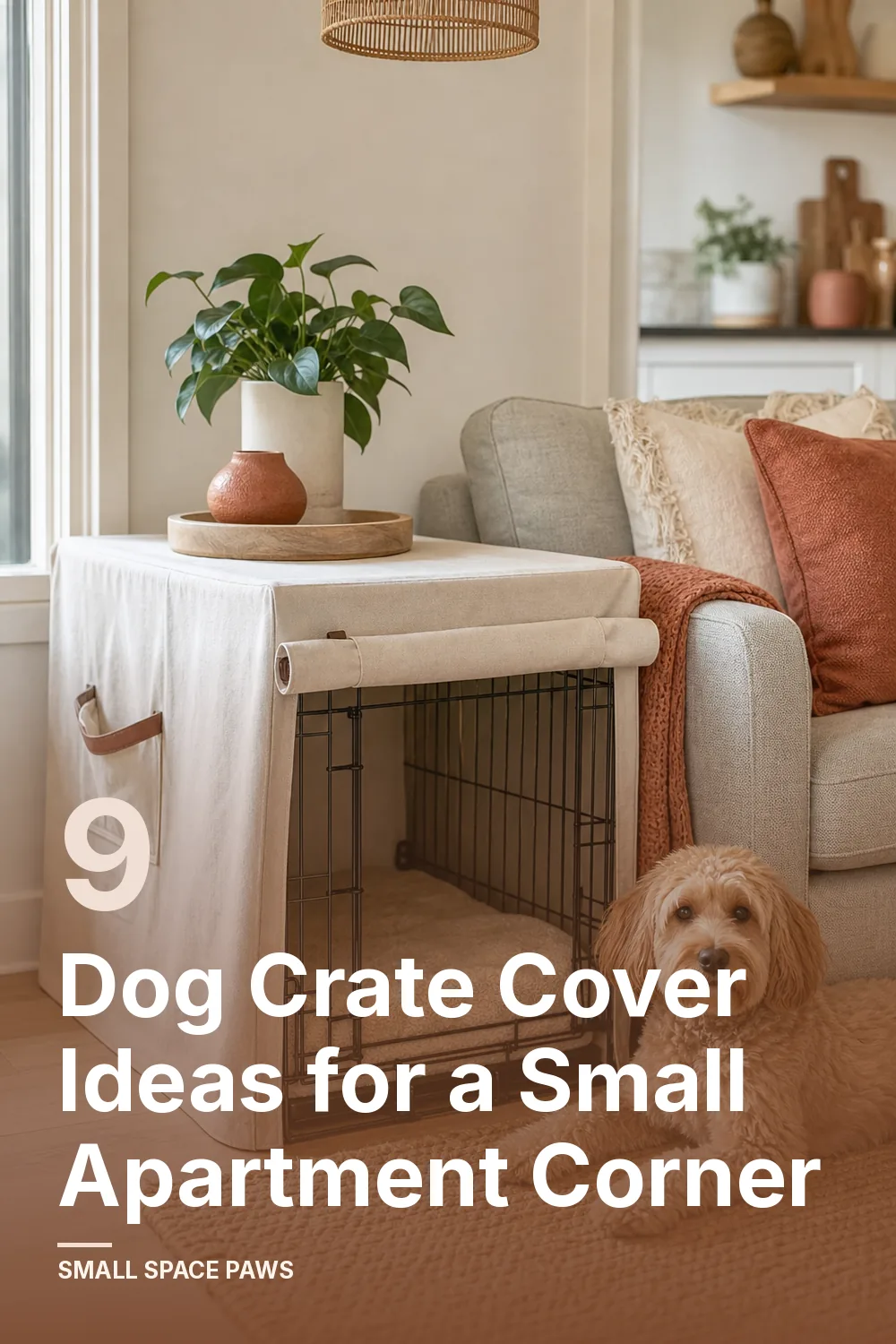 9 Dog Crate Cover Ideas for a Small Apartment