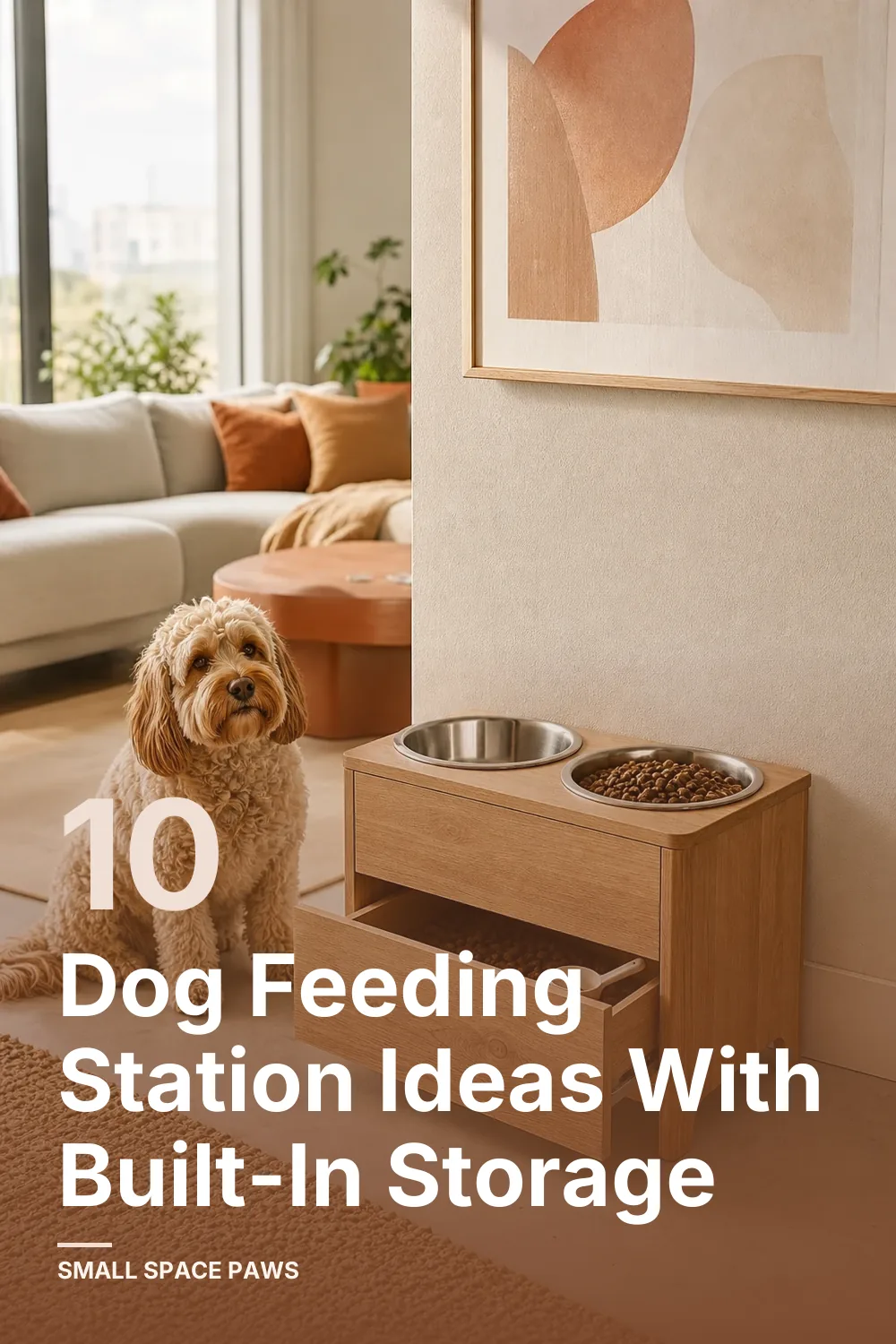 10 Dog Feeding Station Ideas With Built-In Storage
