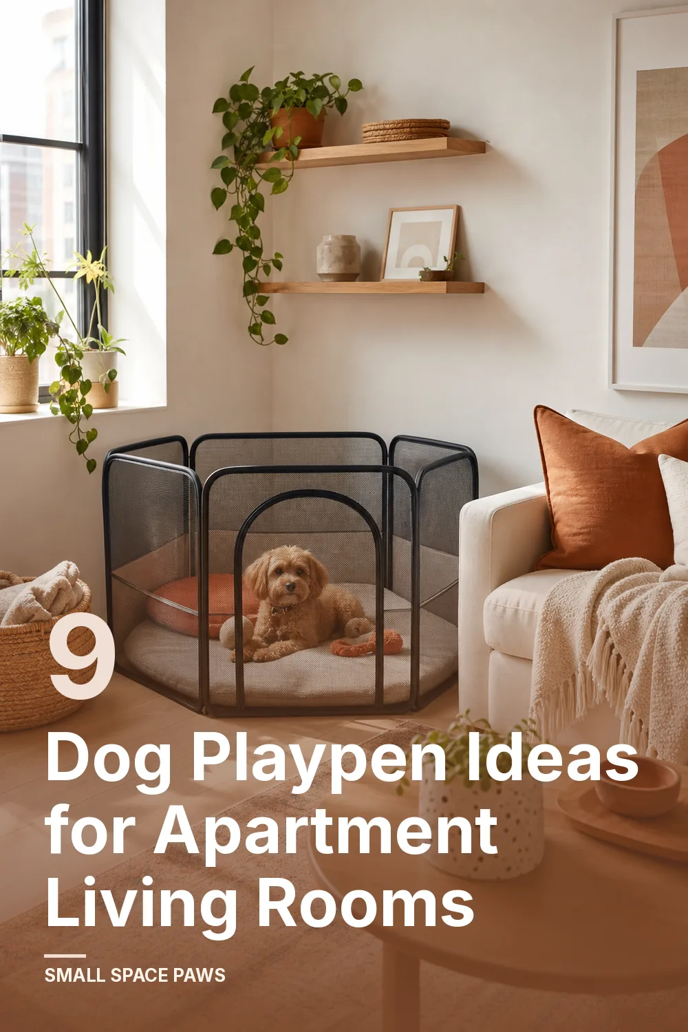 9 Dog Playpen Ideas for Small Apartment Living Rooms