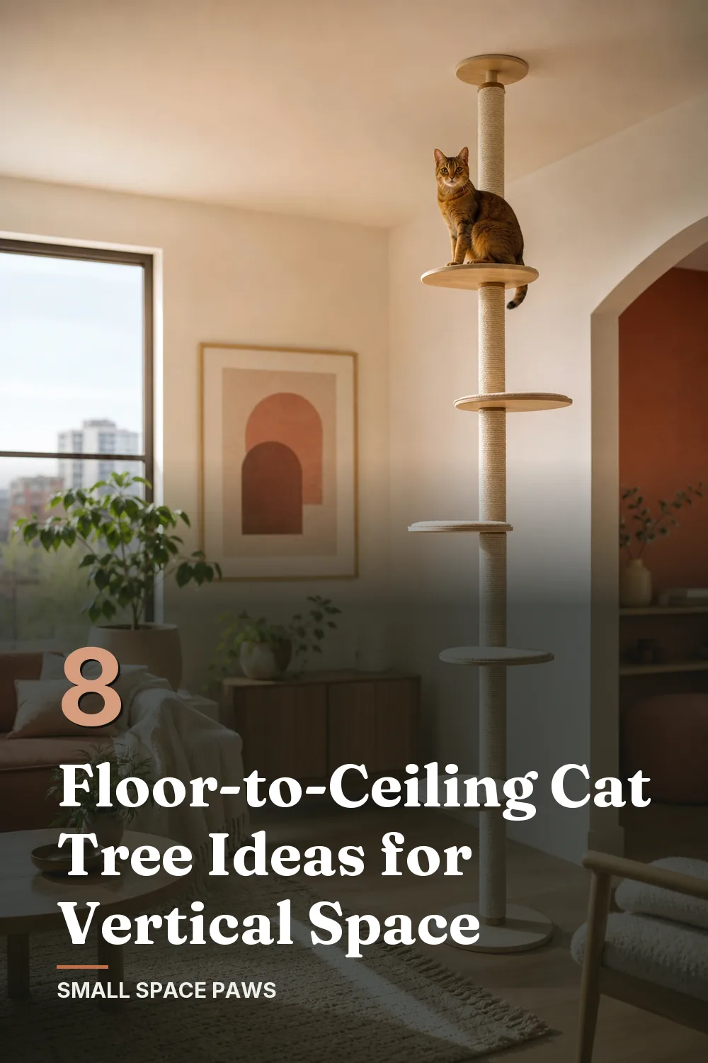 8 Floor-to-Ceiling Cat Tree Ideas for Vertical Space