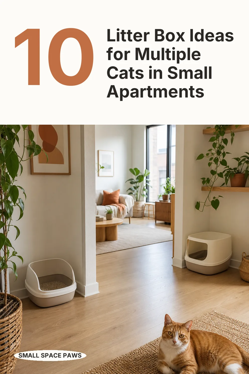 10 Litter Box Ideas for Multi-Cat Small Apartments