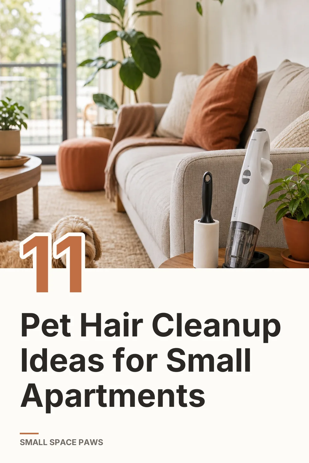 11 Pet Hair Cleanup Ideas for Small Apartments